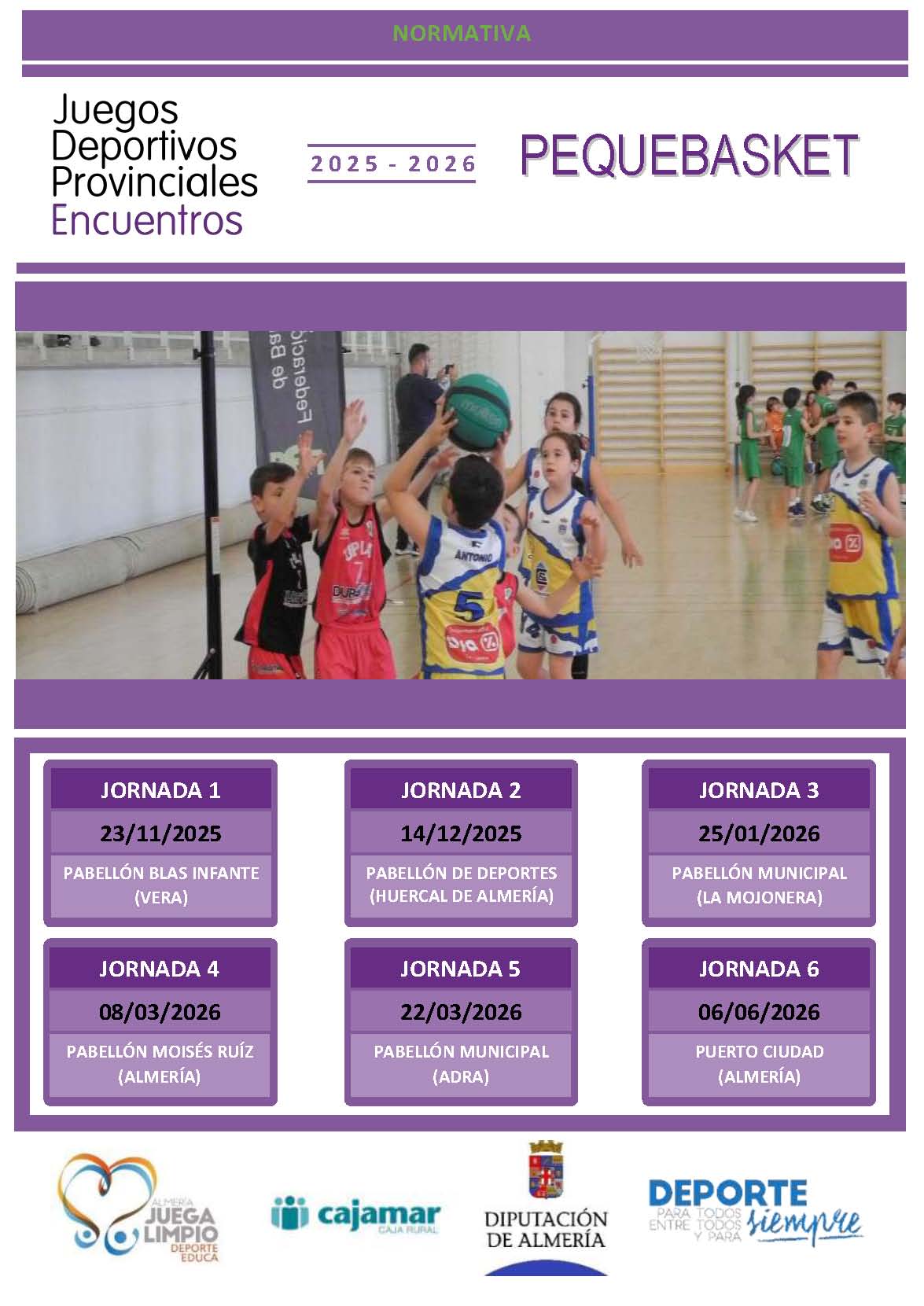 Encuentros Educativos de Promoción de Peque-basket. Puerto Ciudad Almería 06-06-26